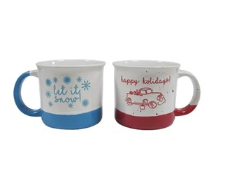 Caneca de café colorido de grés