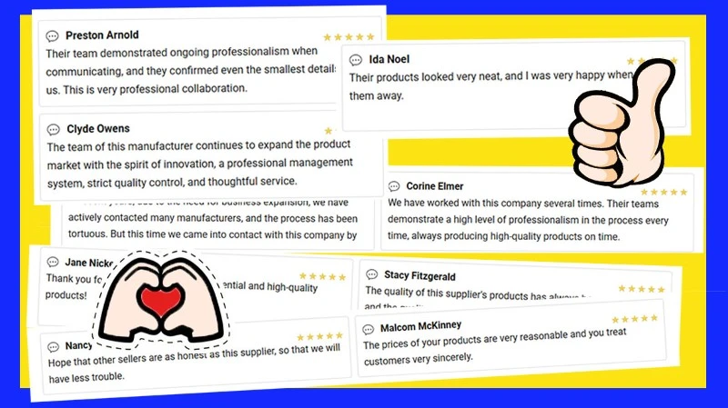 Customer feedback on us Customer feedback on us